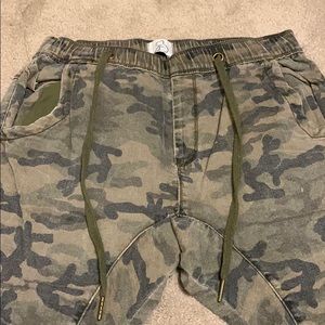 Distressed Camo Pants